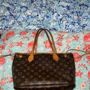 Vintage Louis Vuitton Purse (Dark Brown with Light Brown Monogram)